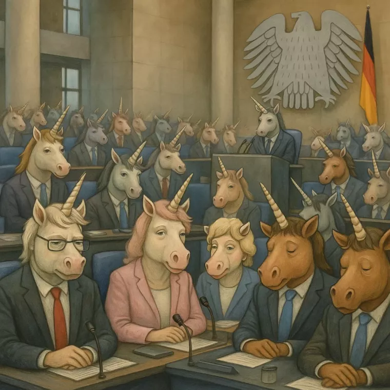 Einhörner im Bundestag